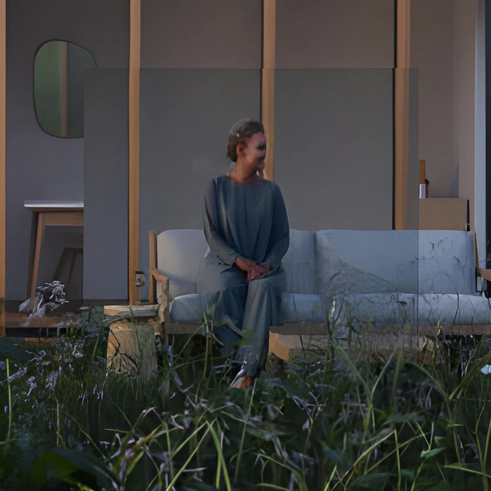 forest villa 3d person developed