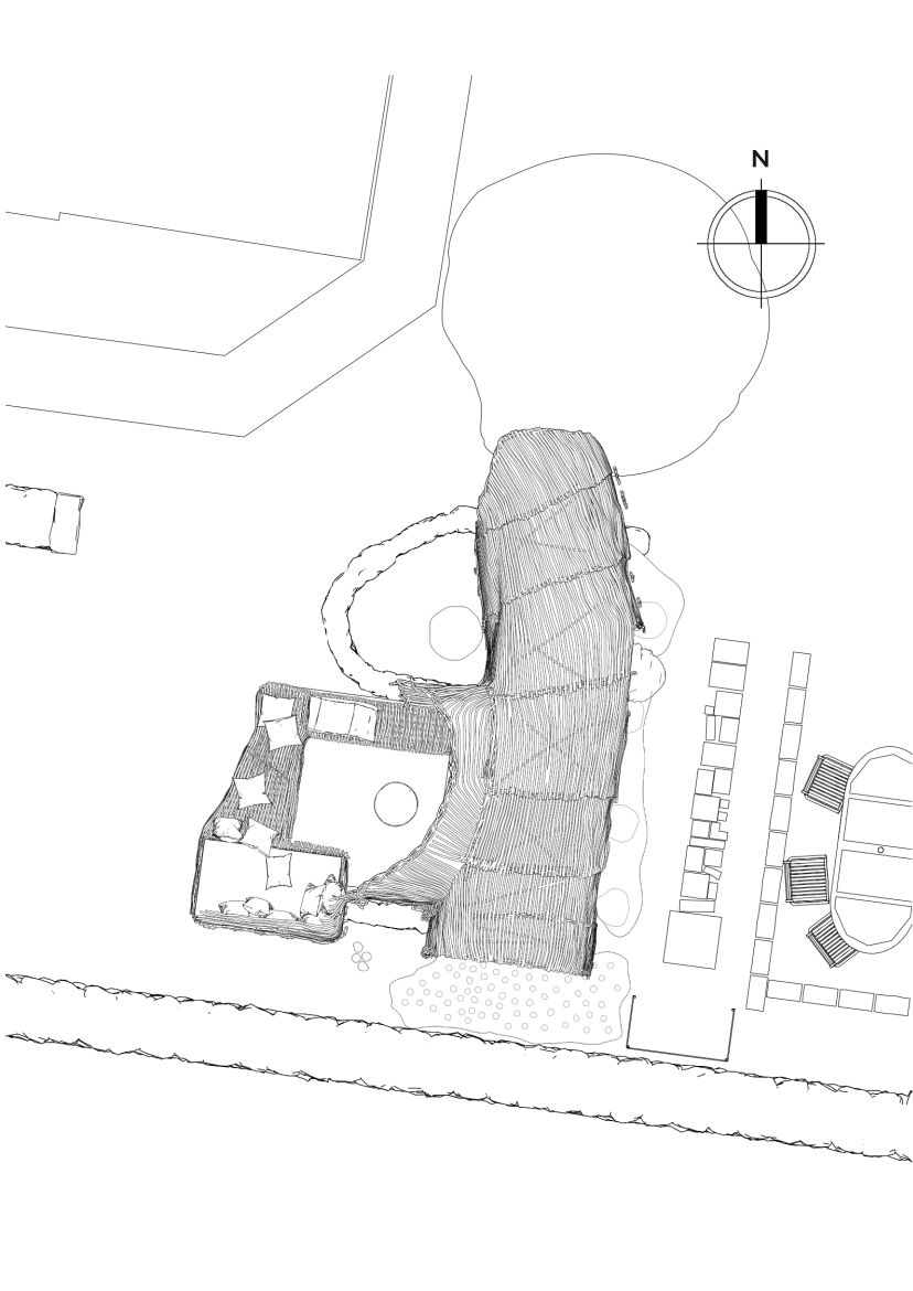 2d floor plan drawing of willow cocoon by Willem Butler