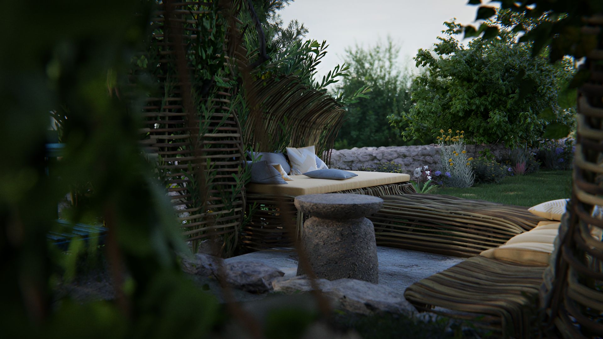 willow cocoon exterior visualisation by Willem Butler