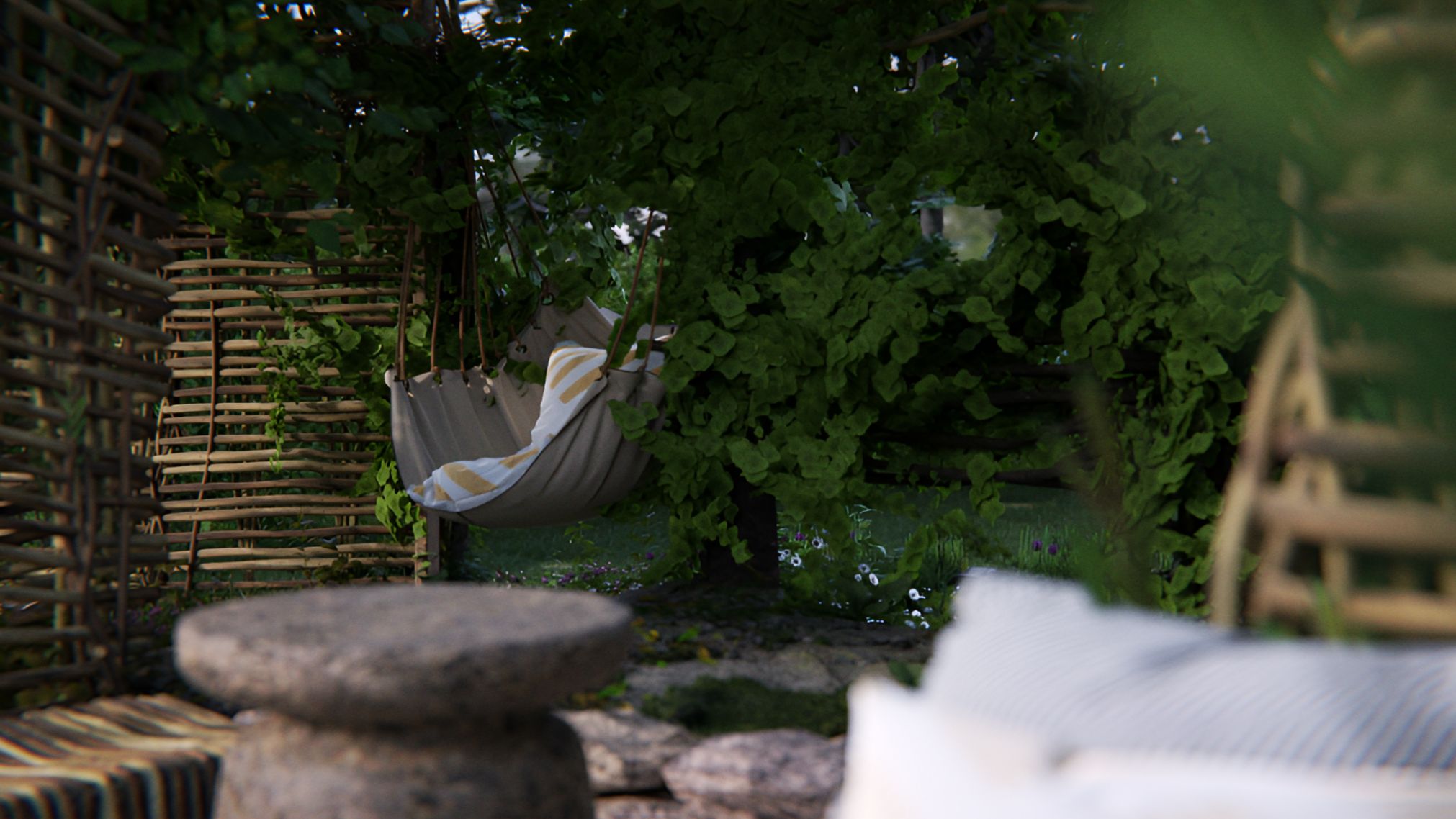 willow cocoon exterior visualisation by Willem Butler